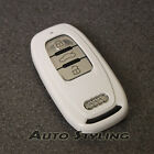 White Key Cover For Audi Smart Remote Case Fob Shell Skin Bag Protector Hul 59gw
