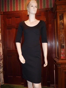 David Rodriguez 65 % Kaschmir 35 % Seide kleines schwarzes Kleid, Größe 2, Made in USA! - Bild 1 von 8