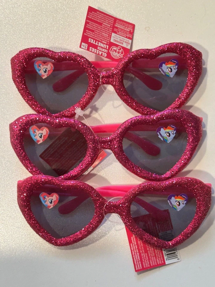 Hasbro My Little Pony Gafas de sol Rosa Profundo Fiesta Favor Conjunto de 3 Nuevas Foto 1 de 1