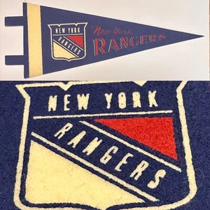 Vintage NY New York Rangers 4x9.75 Vintage MINI Pennant NHL Hockey Rare - Picture 1 of 6