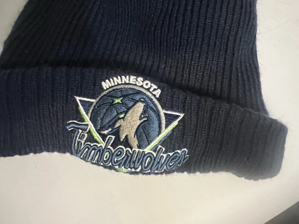 Minnesota Timberwolves New Era NBA Basketball Pom Beanie - Image 1 of 4
