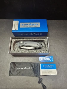 BENCHMADE Mini Boost 595 Axis Lock Blue Class CPM-S30V Assisted Open - Picture 1 of 6