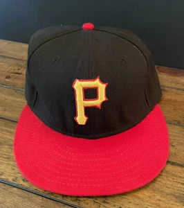 59FIFTY New Era Pittsburgh Pirates Fitted Hat Size 7 1/8 - Picture 1 of 7