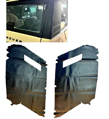 LAND ROVER RANGE ROVER CLASSIC 1987-95 REAR PILLAR VINYL PRE-CUT SKIN COVER PAIR - Image 1 of 4