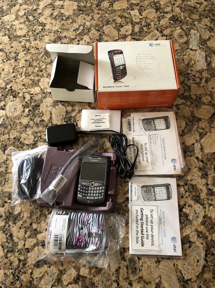 Blackberry Curve 8310 AT&T Gray Silver UNLOCKED QUADBAND - Phone Needs Battery. - Image 1 of 1