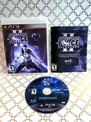 Star Wars The Force Unleashed II (Sony Playstation 3, PS3)CIB. Mint Disc. TESTED - Image 1 of 4