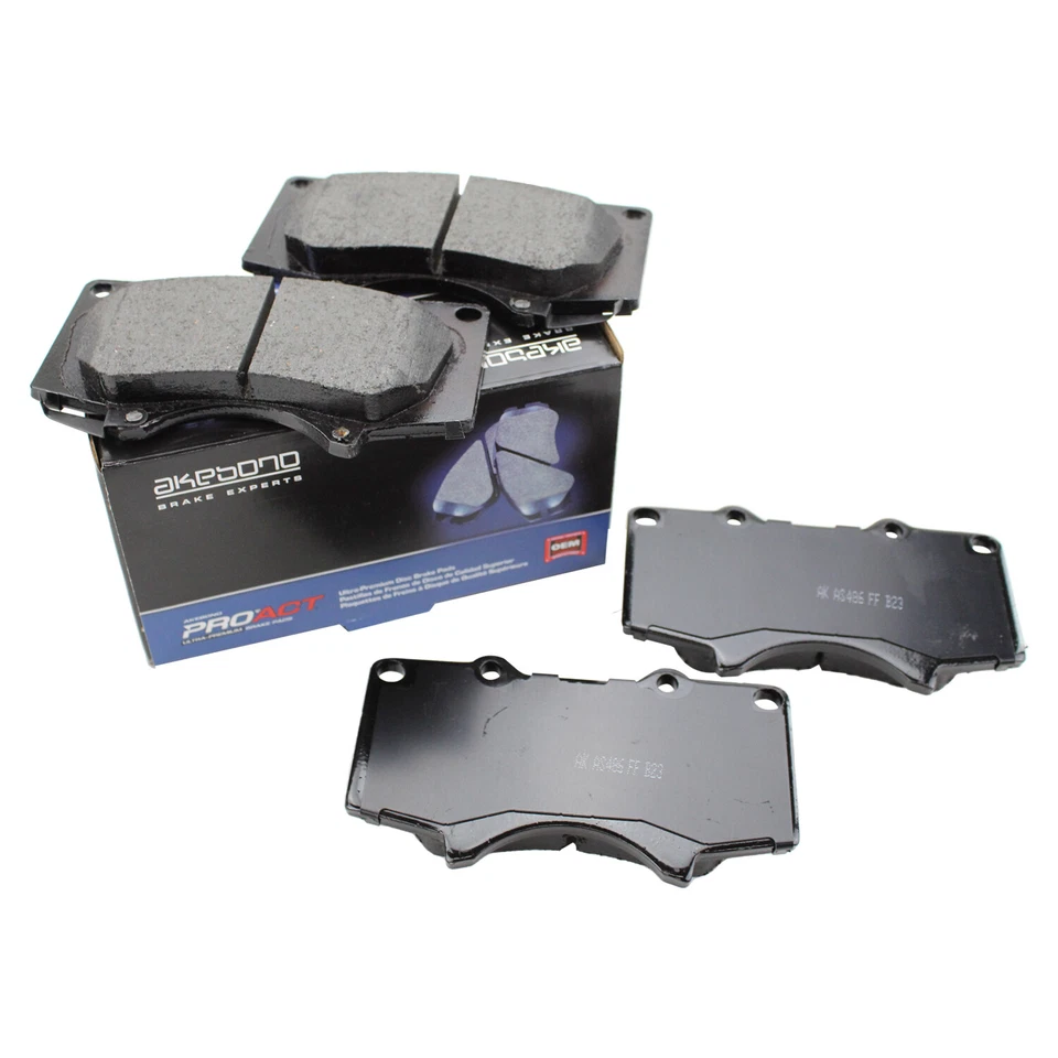 Front Disc Brake Pads Akebono ProACT For Toyota 4Runner Sequoia Lexus GX460 - Image 1 of 4
