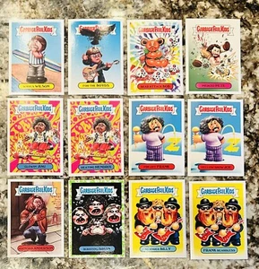 2017 Garbage Pail Kids - Battle of the Bands 12 card lot Green Puke Botb - Picture 1 of 3