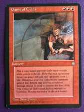1x MTG Game of Chaos Ice Age Rare Near Mint /5th Edition Magic The Gathering Red