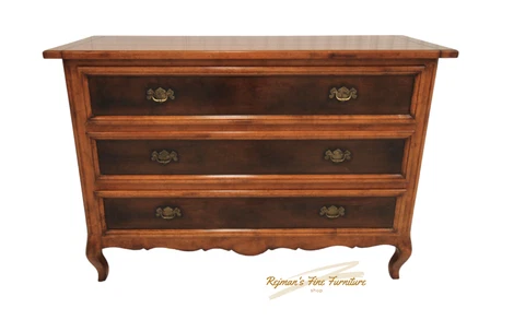 Baker Furniture Milling Road Italian Made Two Tone Maple Chest of Drawers Cover