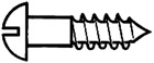 Walthers # 1199  Brass Or Brass-Plated Wood Screws Pkg(24) #2; 1/2 X .086" A Mib