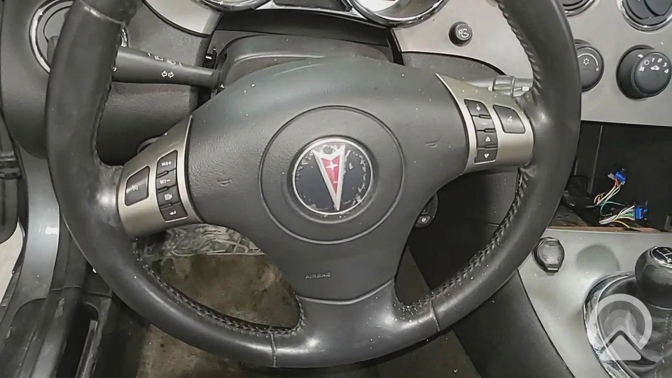 Bolsa de aire montada en el volante del conductor Pontiac Solstice 06-10 negra-192 Foto 1 de 1