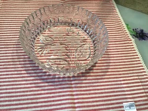 Schale Schüssel Bleikristall Tschechisch Blumen Shabby Landhaus - Bild 1 von 2