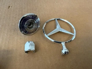 Mercedes Benz Original Hood Ornament Emblem Logo Badge Vintage OEM No Spring - Picture 1 of 16