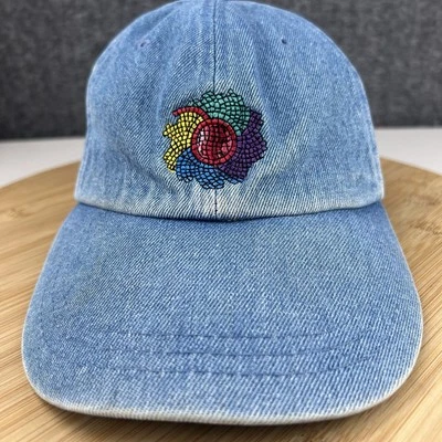 Gorra Cherry Creek Arts Festival con tirantes ajustable logotipo de mezclilla azul Foto 1 de 4