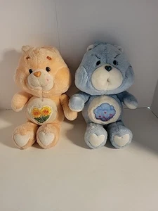 Care Bear 13" Plush Grumpy / Friend Lot Kenner - Picture 1 of 12