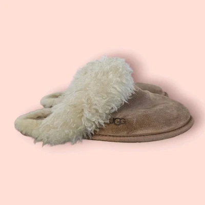 Zapatillas UGG de piel de oveja mullidas de piel sintética cómodas y acogedoras talla 8 Foto 1 de 4