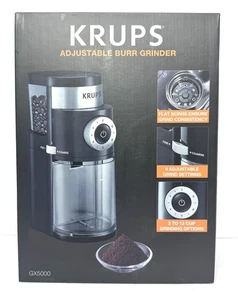 KRUPS, Professional Electric Coffee Burr Grinder with Grind Size + Cup Selection - Picture 1 of 11