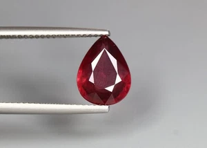 2.92 CTS_UNIQUE COLLECTION_100 % NATURAL REDDSIH PINK RHODOLITE GARNET_SRI LANKA - Picture 1 of 3