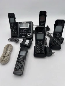 Panasonic KX-TGF370 Base & 4 Additional Handset Home Phone System Bluetooth - Zdjęcie 1 z 11