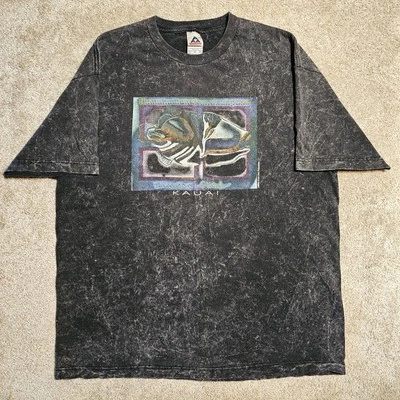 Camiseta De Colección 1998 Picasso Fish Kauai Para Hombre XL Hawaii Grunge Pesca Años 90 Viaje Foto 1 de 4