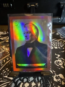 Millard Fillmore rot /50 Stück der Vergangenheit kurze bedruckte Karte 11/50 - Bild 1 von 2