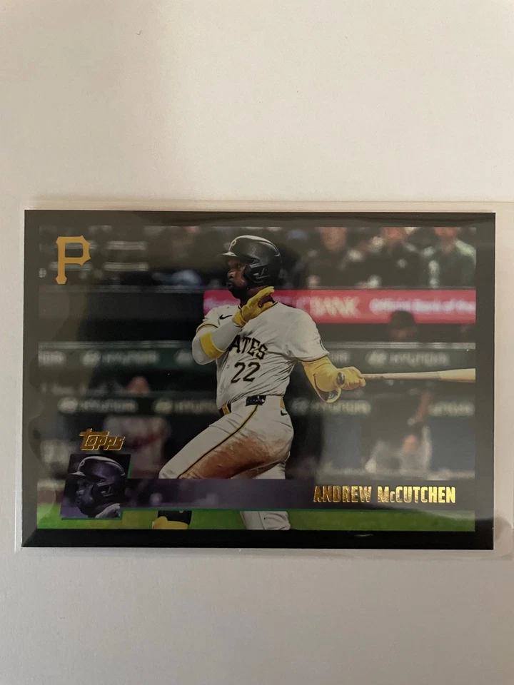 Tablero de aluminio negro Andrew McCutchen #103 Topps Archives 2025 Foto 1 de 1