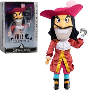 🔥Disney Villains Collection: Captain Hook 13 Zoll Sammler-Plüschpuppe Brandneu mit Etikett🔥 - Bild 1 von 4