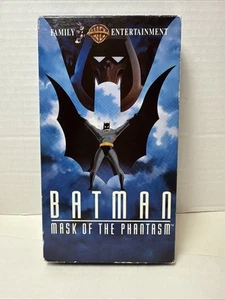 Batman Mask of the Phantasm VHS, Cardboard Slip Sleeve Cover -Rare- TESTED - Picture 1 of 8