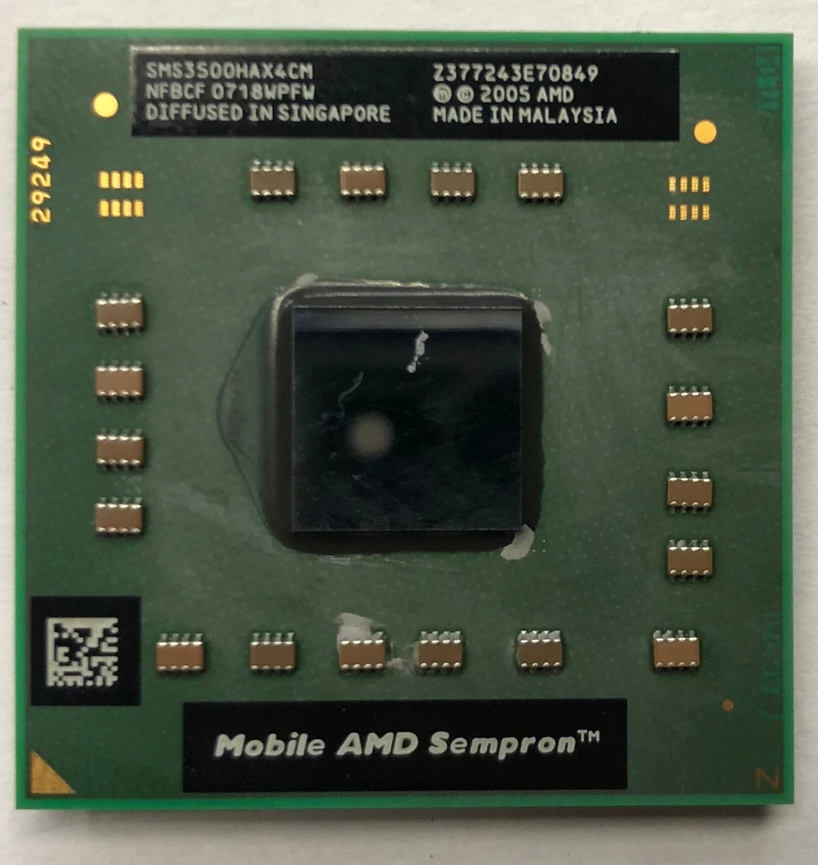 AMD Mobile Sempron 3500+ Laptop CPU Processor- SMS3500HAX4CM - Image 1 of 1
