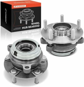  2 x Conjunto de cojinete y buje de rueda delantera con 5 tacos compatible con Nissan  - Imagen 1 de 9