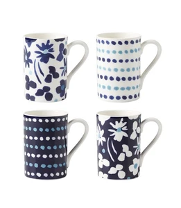 Tazze Kate Spade New York Floral Way, set di 4 assortite nuove con scatola - Foto 1 di 3