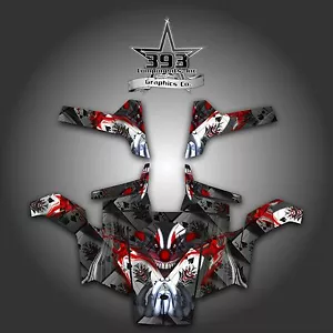 Polaris RZR 800 UTV Wrap Graphics Decal Kit 2007 - 2010 Evil Joker Red - Picture 1 of 1