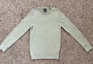 H&M MEN'S SLIM FIT GREEN CREWNECK SWEATER SIZE XS - Picture 1 of 3