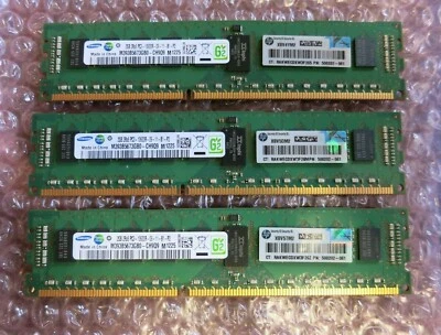 Samsung M393B5673GB0-CH9Q9 500202-061 (3x2GB) PC3-10600 DDR3 ECC CL9 240P Memory - Image 1 of 4