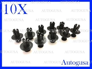 NEU 10X 8MM FORD UNIVERSAL SCHRAUBE PUSH TYP ERSATZ STOßSTANGE VERKLEIDUNG KUNSTSTOFF CLIPS - Bild 1 von 4