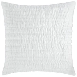 Catherine Lansfield Lennon Stripe Sofa Scatter Cushion Cover Pillow case White - Picture 1 of 4