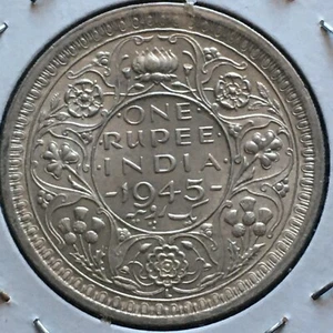 India-British 1945L Rupee A378 - Picture 1 of 2