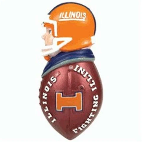 Illinois Fighting Illini 3" Tackler Magnet [NEW] Refrigerator Fridge Sticker Cover