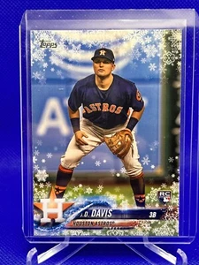 2018 Topps Holiday HMW178 J.D. Davis Houston Astros San Francisco Giants - Picture 1 of 2