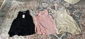 womens sleeveless tops size large - Picture 1 of 4