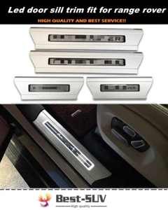 Fits for Range Rover 2014 -2021 LED door sill trim stuff Plate guard cover - Picture 1 of 10