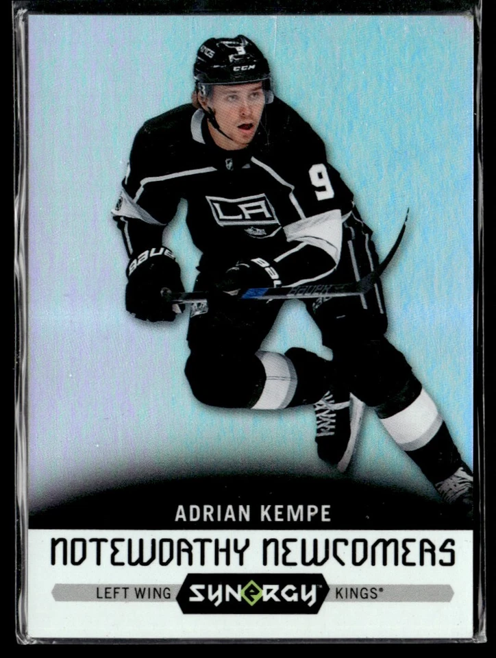 2017-18 Upper Deck Synergy Noteworthy Newcomers Adrian Kempe #NN-4 - Image 1 of 2