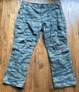 VTG Rothco BDU Tiger Stripe Camo Pants Mens Size 2XL Military Adjustable Army - Picture 1 of 9