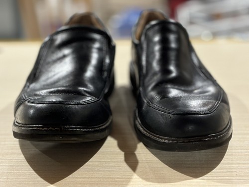 Ecco Shoes mocassino classico casual in pelle nera EU47 US13 uomo EU47 US13