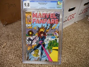 Marvel Fanfare 11 cgc 9.8 WHITE pgs 1st appearance of Iron Maiden Black Widow 83 - Picture 1 of 3