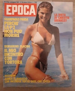 EPOCA n. 1716 anno 1983 La P2 Tortora Christie Brinkley - Picture 1 of 2