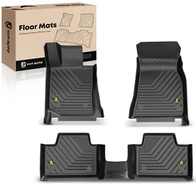 3x Row Black Floor Mats Liners for BMW G20 320i G21 330e G22 330i Front & Rear - Image 1 of 4