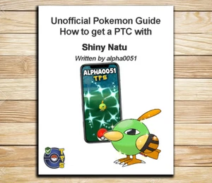 Pokemon Shiny Natu P T C (Include 1 Shiny ) Guide How to Get 60k - Picture 1 of 2