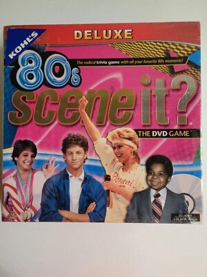 New 80s Scene it The DVD Game Deluxe Trivia Game 2009 Factory Sealed Boardgame  - Image 1 of 4
